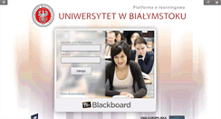 Desktop Screenshot of blackboard.uwb.edu.pl