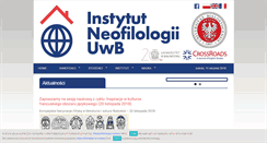 Desktop Screenshot of neo.uwb.edu.pl