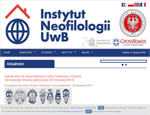 Tablet Screenshot of neo.uwb.edu.pl