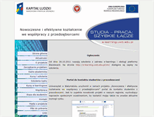 Tablet Screenshot of e-learning.uwb.edu.pl