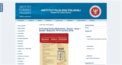 Desktop Screenshot of ifp.uwb.edu.pl