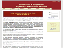 Tablet Screenshot of irk.uwb.edu.pl