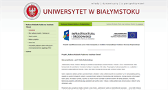 Desktop Screenshot of kampus-fizykachemia.uwb.edu.pl