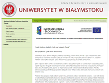 Tablet Screenshot of kampus-fizykachemia.uwb.edu.pl